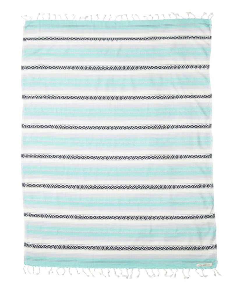 Sand Cloud Extra Large Turkish Beach Towel - Sand Free - 100% Organic Turkish Cotton Yarn - Quick Dry Towel for Beach, Picnic Blanket or Throw - As Seen on Shark Tank - Tie Dye (Mint Baja) - Image 1